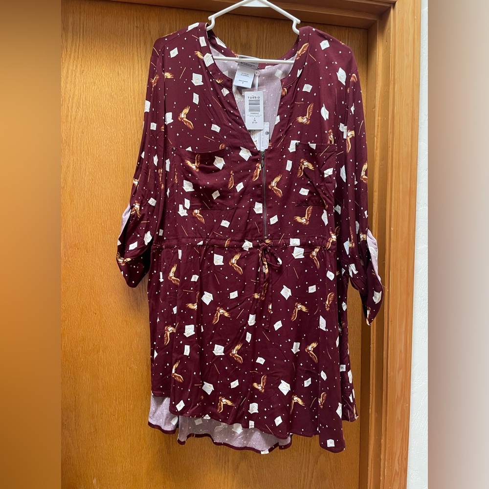 Torrid Harry Potter tunic NWT size 3